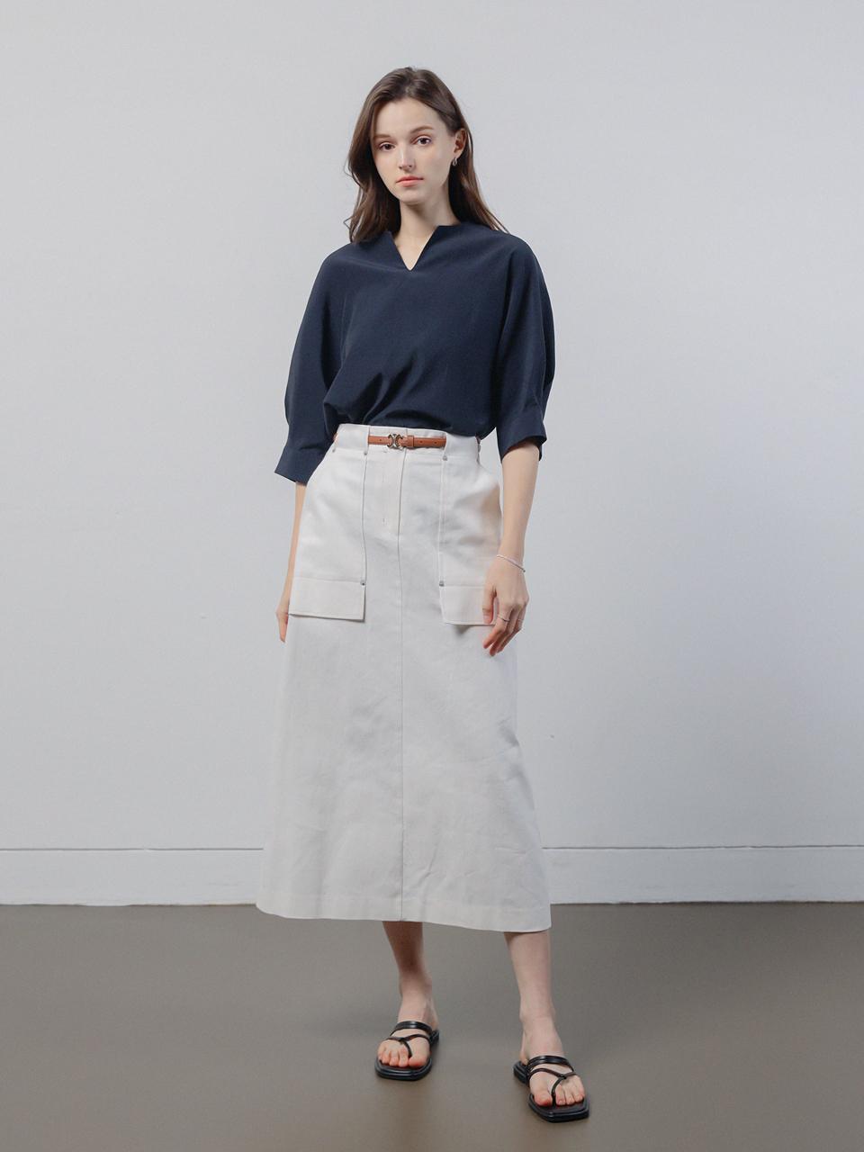 KELLY DONAHUE caccion pocket skirt