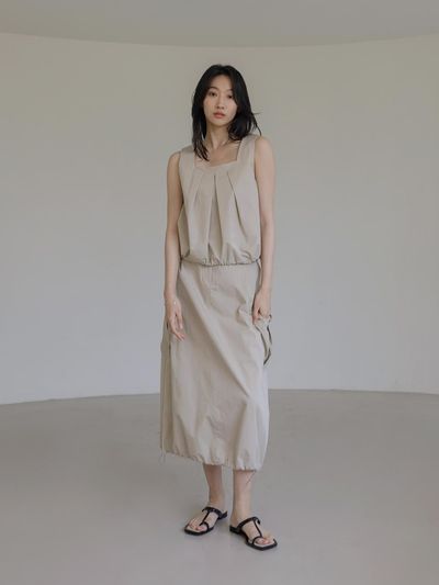 KELLY DONAHUE Cotton Balloon Sleeves & Cotton Balloon Skirt