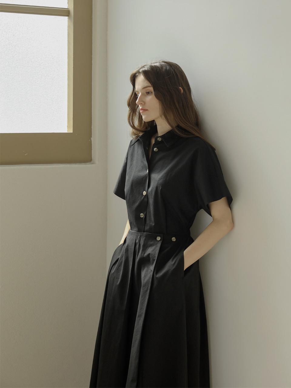 KELLY DONAHUE Cotton Wrap Dress