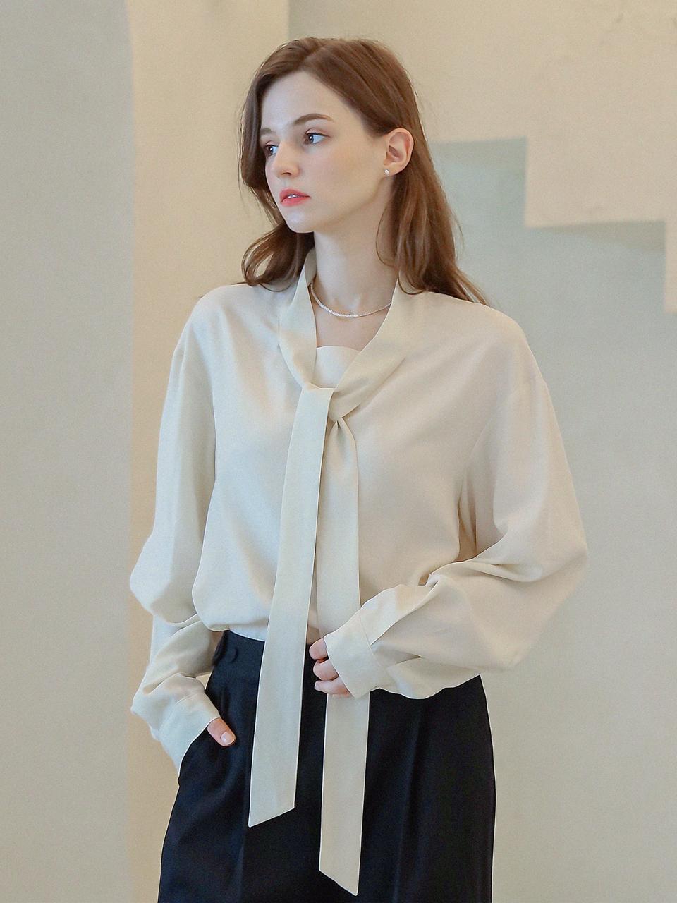 KELLY DONAHUE Draffe Tencel Blouse