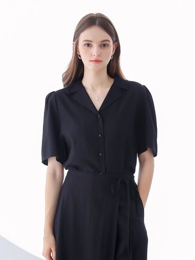 KELLY DONAHUE Light Open Volume Blouse