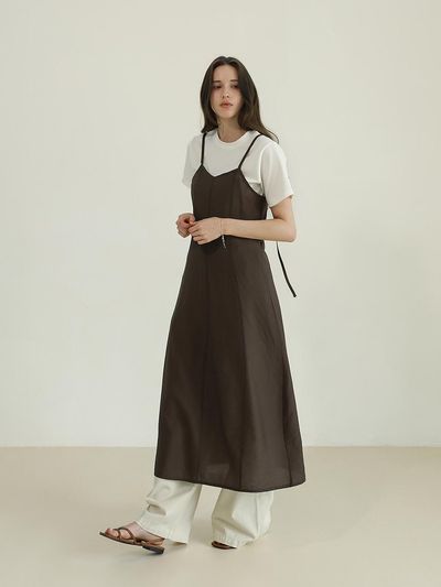 KELLY DONAHUE Light String Layered Midi Dress
