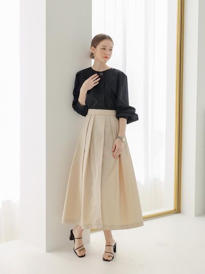 KELLY DONAHUE light volume BANDING skirt