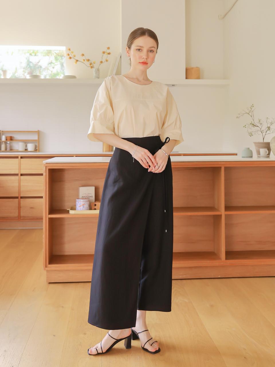 KELLY DONAHUE light wrap cropped pants