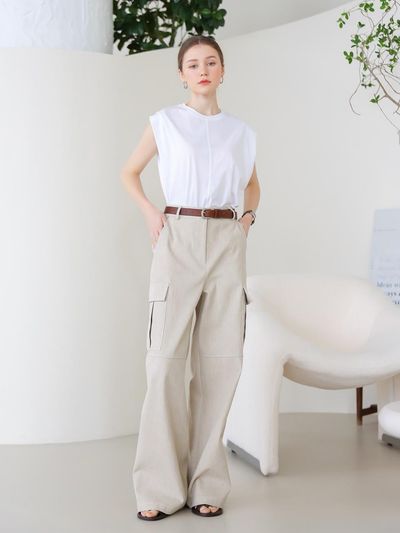 KELLY DONAHUE Soft Pigment Cargo Pants