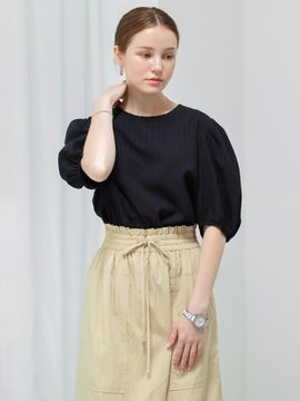 KELLY DONAHUE soft string BANDING skirt