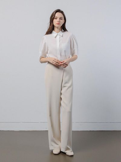 KELLY DONAHUE Tree BANDING wrap pants