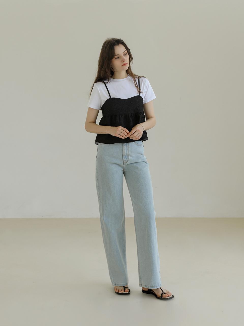 KELLY DONAHUE wrinkle Bustier Blouse