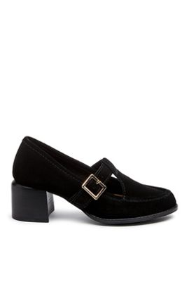 Kelsi Dagger Brooklyn Caleb T-Strap Loafer Heels