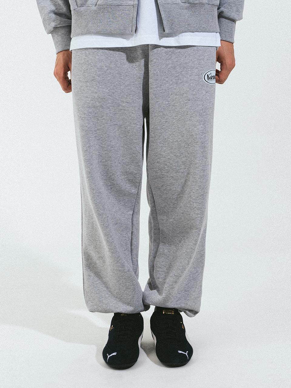 Kenda Cotton-Polyester Oversized Adjustable Sweatpants [Melange]