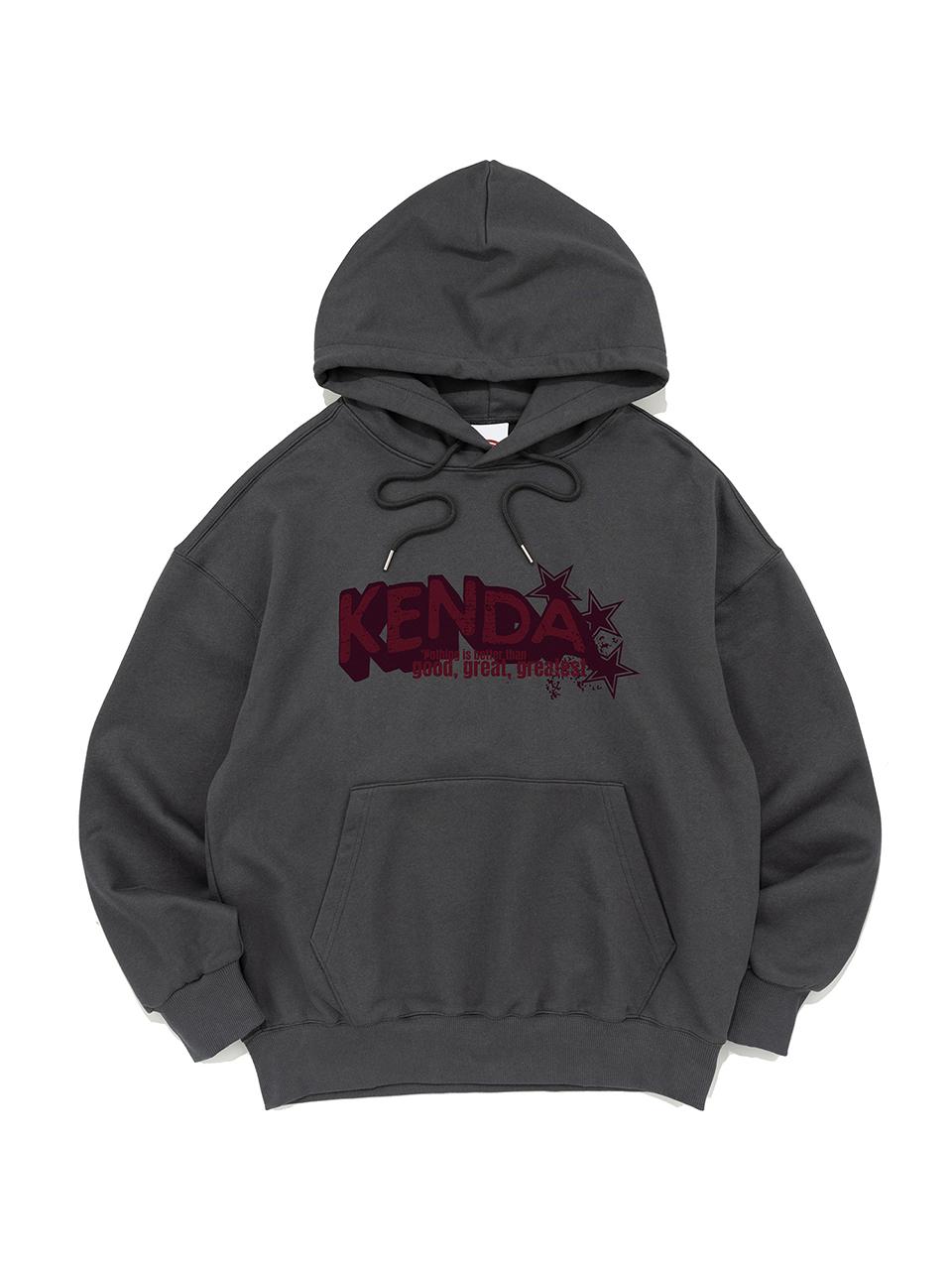 Kenda Cotton Polyester Overfit Hood [Charcoal]