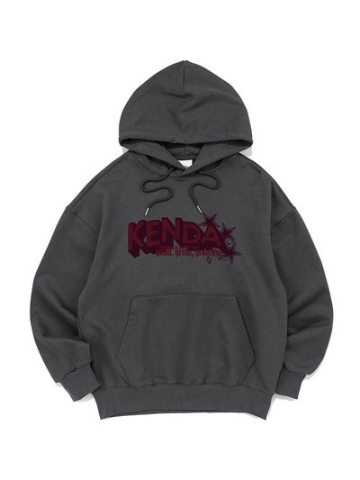 Kenda Cotton Polyester Overfit Hood [Charcoal]