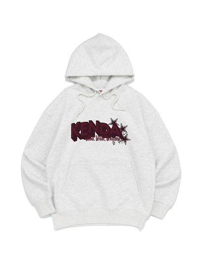 Kenda Cotton Polyester Overfit Hood [Light Grey]