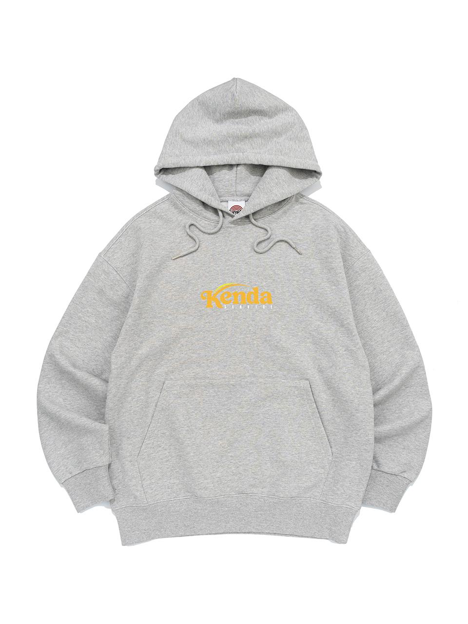 Kenda Cotton Polyester Overfit Hoodie [Melange]