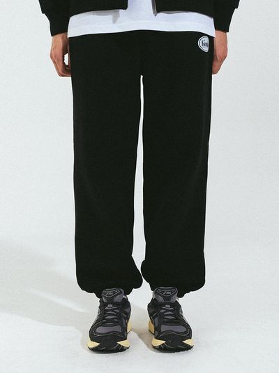 Kenda Cotton Polyester Oversized Sweatpants [Black]