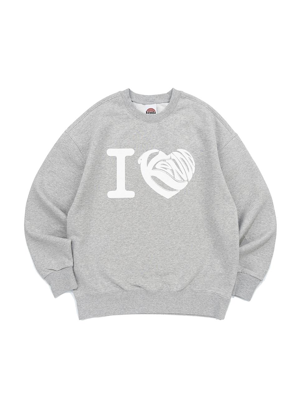 Kenda Cotton Polyester Oversized Sweatshirt [Melange]