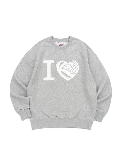 Kenda Cotton Polyester Oversized Sweatshirt [Melange]