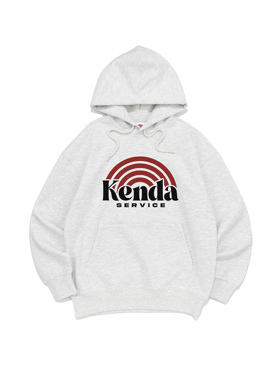 Kenda Cotton Polyester Oversized Vinyls Hood [Light Grey]