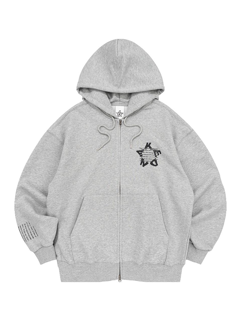 Kenda Cotton Polyester Relaxed Fit Hoodie [Melange]