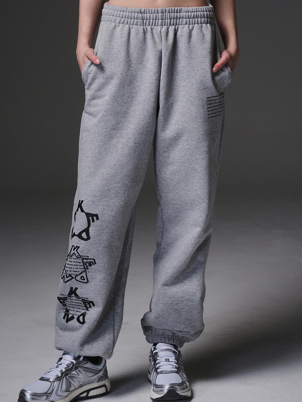 Kenda Cotton Polyester Tapered Training Pants [Melange]