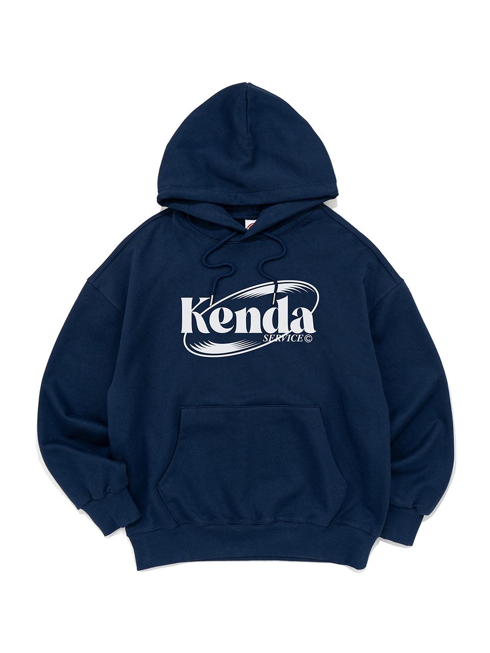 Kenda Oversized Cotton-Polyester Triple Stitched Hood [Dark Blue]