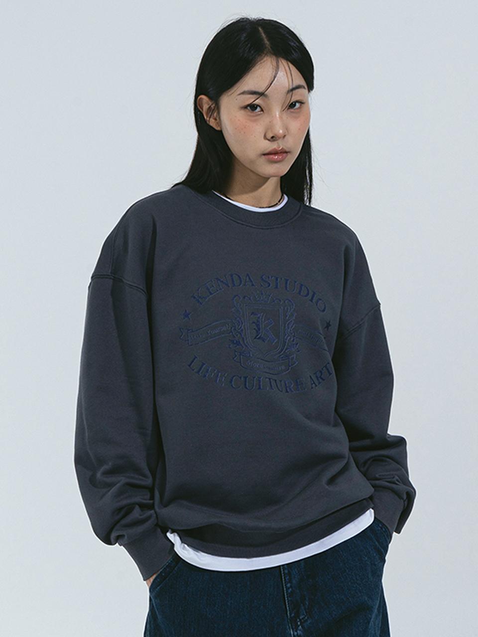 Kenda Oversized Cotton-Polyester Triple Stitched MTM [CHARCOAL]