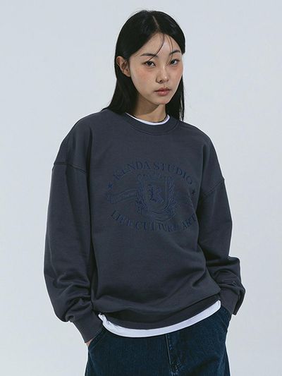 Kenda Oversized Cotton-Polyester Triple Stitched MTM [CHARCOAL]