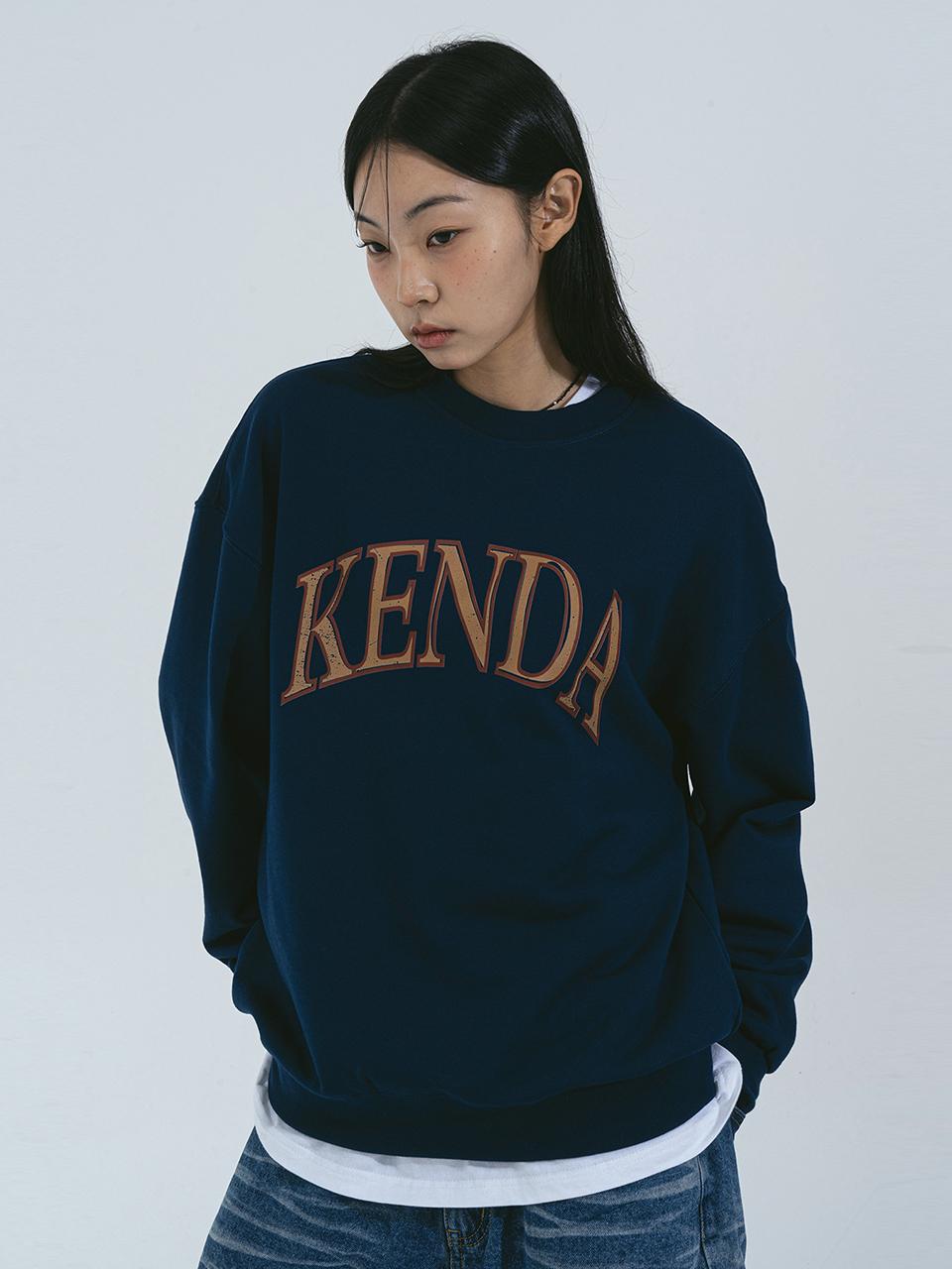 Kenda Oversized Cotton Blend Triple Stitched MTM [Dark Blue]