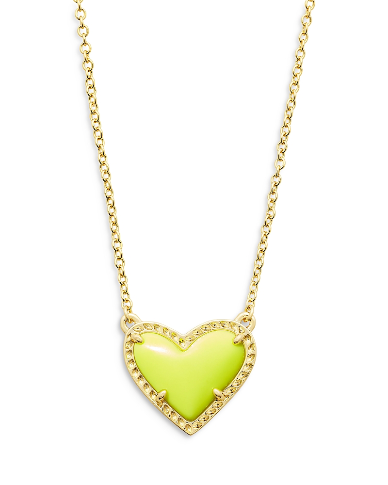 Kendra Scott Kendra Scott Ari Heart Short Pendant Necklace, 15