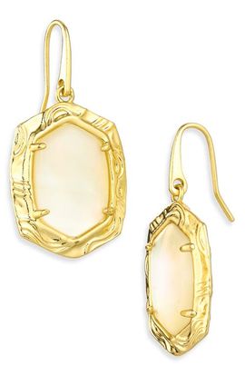 Kendra Scott Kendra Scott Daphne Frame Mother of Pearl Drop Earrings