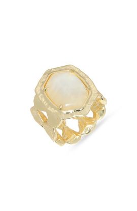 Kendra Scott Kendra Scott Daphne Mother-of-Pearl Cocktail Ring