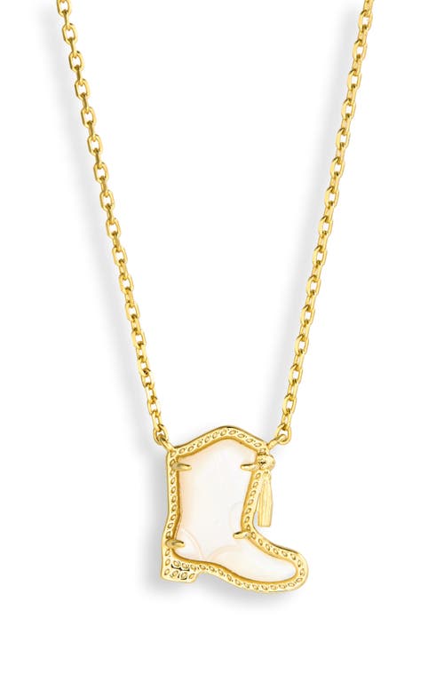 Kendra Scott Kendra Scott Drill Team Boot Pendant Necklace