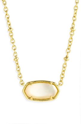 Kendra Scott Kendra Scott Elisa Mother-of-Pearl Pendant Necklace