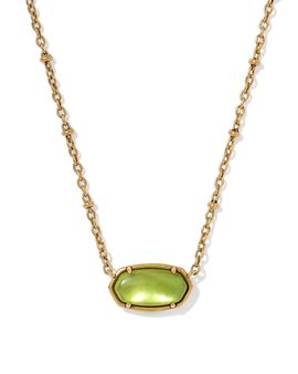 Kendra Scott Kendra Scott Elisa Tiger Stripe Openwork Stone Pendant Necklace, 16-19