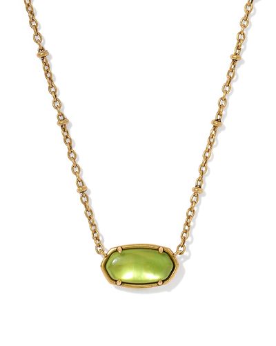 Kendra Scott Kendra Scott Elisa Tiger Stripe Openwork Stone Pendant Necklace, 16-19