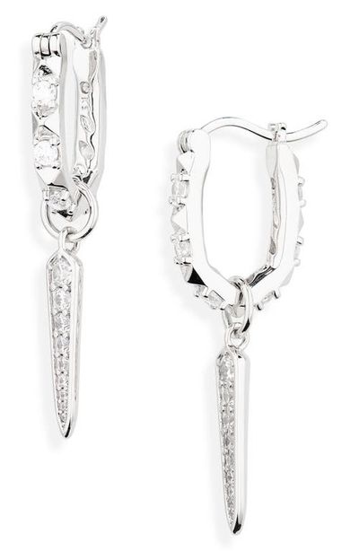 Kendra Scott Kendra Scott Fate Charm Huggie Hoop Earrings