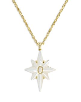 Kendra Scott Kendra Scott Fate Mother Of Pearl Star Pendant Necklace, 16