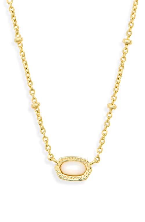 Kendra Scott Kendra Scott Gift Boxed Mini Elisa Mother-of-Pearl Pendant Necklace