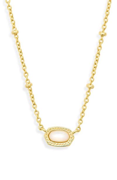Kendra Scott Kendra Scott Gift Boxed Mini Elisa Mother-of-Pearl Pendant Necklace