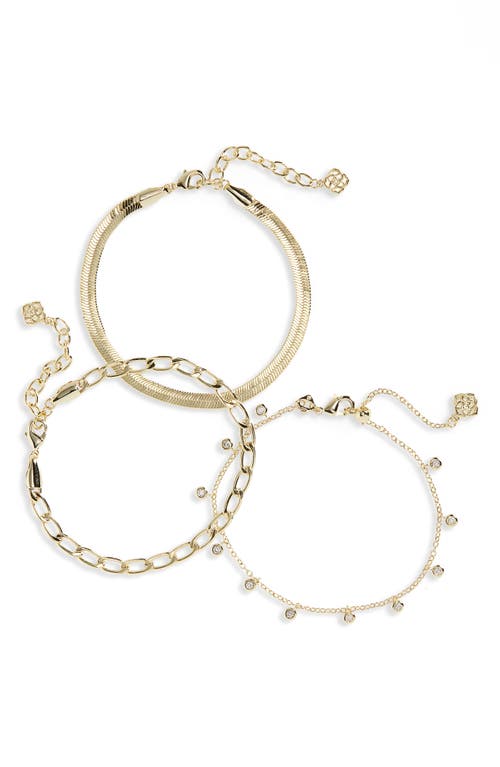 Kendra Scott Kendra Scott Kassie Set of 3 Chain Bracelets