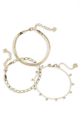 Kendra Scott Kendra Scott Kassie Set of 3 Chain Bracelets