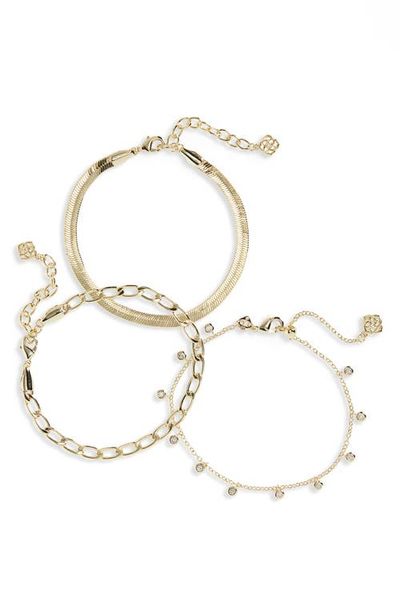 Kendra Scott Kendra Scott Kassie Set of 3 Chain Bracelets