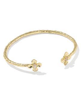 Kendra Scott Kendra Scott Leanne Mother Of Pearl Flower Cuff Bracelet