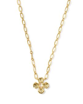 Kendra Scott Kendra Scott Leanne Mother Of Pearl Flower Pendant Necklace, 16-19