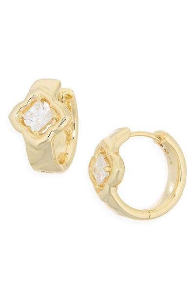 Kendra Scott Kendra Scott Mallory Crystal Huggie Hoop Earrings