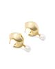 Kendra Scott Kendra Scott Oakland Cultured Freshwater Pearl Charm Huggie Hoop Earrings - 4