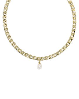 Kendra Scott Kendra Scott Oakland Cultured Freshwater Pearl Pendant Necklace, 16-19