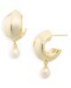 Kendra Scott Kendra Scott Oakland Freshwater Pearl Drop Huggie Hoop Earrings - 1