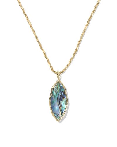 Kendra Scott Kendra Scott Ophelia Abalone Shell Pendant Necklace, 32