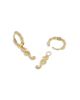 Kendra Scott Kendra Scott Removable Seahorse Charm Huggie Hoop Earrings - 2